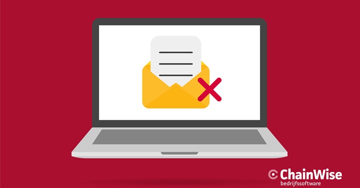 Correspondentiebeheer cursusplanner: Dagelijkse e-mail met aantal foutieve mails
