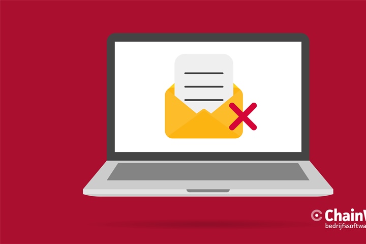 Correspondentiebeheer cursusplanner: Dagelijkse e-mail met aantal foutieve mails