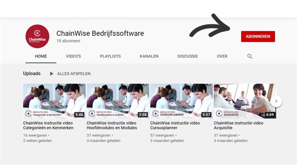 YouTube kanaal ChainWise