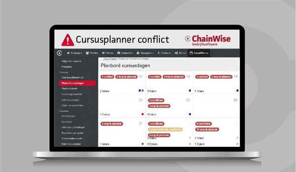 Cursusplanner conflicten