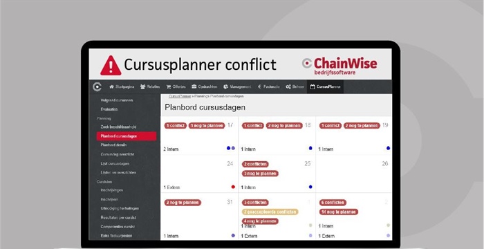 Cursusplanner conflicten